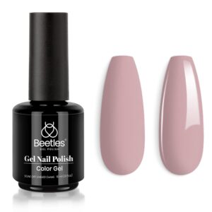 Beetles 15ml Natural Gel Polish Ballet Slippers Color Nail Gel Pink Gel Nail Polish Neutral Soak Off Uv LED Nail Lamp Gel Polish All Season Manicure Gift for Women