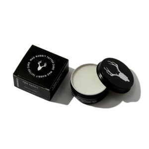 Mad Rabbit Tattoo Balm & Aftercare Cream- Color Enhancement that Revives Old Tattoos, Hydrates New Tattoos, Made With Clean Ingredients + Petroleum Free, Daily Tattoo Lotion Moisturizer & Brightener
