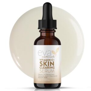 Vitamin C Serum for Face – Skin Clearing Serum with Salicylic Acid Retinol, Niacinamide and Hyaluronic Acid – Skin Brightening Acne Serum – Anti Aging Dark Spot Treatment(1 oz)