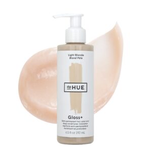 dpHUE Gloss+, Light Blonde – 6.5 oz (8-12 Applications) – Semi-Permanent Hair Color & Conditioner – Lasts Up to Eight Washes – Paraben, SLS & SLES Sulfate Free – Vegan, Leaping Bunny Certified