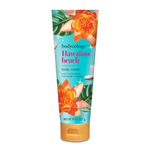 Bodycology Shea Butter Body Cream, Hawaiian Beach, 8 oz
