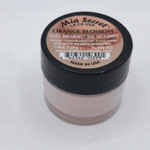 Mia Secret ACRYLIC POWDER – PASTEL MACARONS – SINGLE JAR – PICK YOUR COLOR – 2018 Collection! (ORANGE BLOSSOMS)