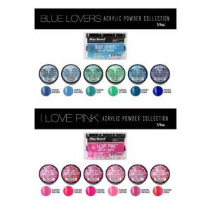6PC Mia Secret Nail New Acrylic Art Powder New Collection (2 COLLECTIONS)