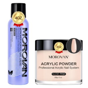 Morovan Nude Pink Acrylic Powder Set