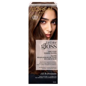 L’Oreal Paris Le Color One Step Toning Hair Gloss, Rich Brunette, 4 Ounce