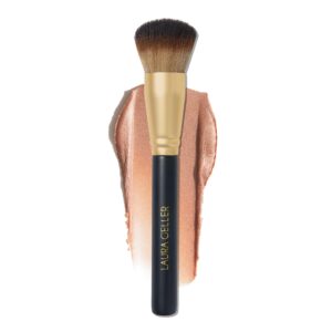 LAURA GELLER NEW YORK The Wonder Brush, Makeup Brush with Wooden Handle, Apply The Wonder Balm, Cream & Liquid Blush, Even Application and Blending