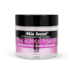 Mia Secret Professional Acrylic Nail System Pink Acrylic Powder 1 OZ
