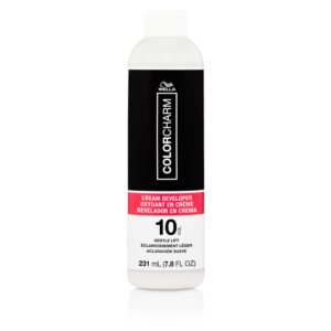 COLORCHARM Cream Hair Color Developer | 10 Volume | For Optimal Gray Blending and Rich Multi-Dimensional End Results | 7.8oz