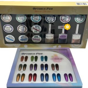 Optimus Pro Mirror Chrome Powder Collection 12 colors-A8