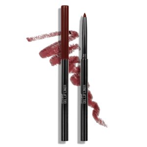 wet n wild Perfect Pout Matte Retractable Gel Lip Liner Pencil, Rich Creamy Long Lasting Color, Well-Defined and Flawless Application, Vegan & Cruelty-Free – Gone Burgundy