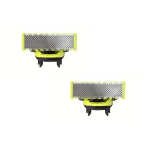 Replacement Blades Compatible with All Phi-Lip Razor One-Blade Durable Replacement Stainless Steel Blades for Cutting, Replacement QP210/80 QP2520 QP2630 QP2834 QP6510 (2PC)