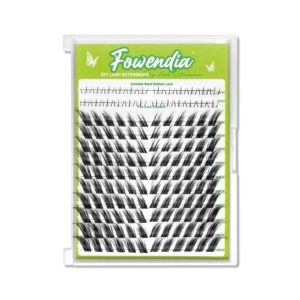 Fox Cat Eye Lashes D Curl Lash Clusters 8-18mm DIY Lash Extension 0.3mm Wispy Individual Cluster Eyelash Extensions, Fairy Fox