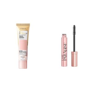 L’Oreal Paris Age Perfect Face Primer and Voluminous Mascara for Volume, Length, Full Lashes, No Flaking, Clumping, or Smudging, 1 Count