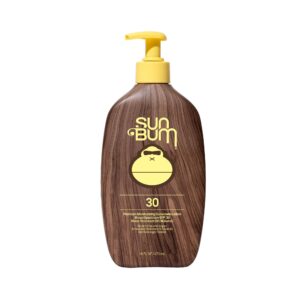 Sun Bum Original SPF 30 Sunscreen Body Lotion – Broad Spectrum Moisturizing Sunscreen with Vitamin E – Hawaii 104 Act Compliant (Made Without Octinoxate & Oxybenzone) – 16 oz