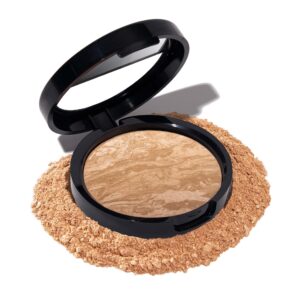 LAURA GELLER NEW YORK Baked Balance-N-Glow Illuminating Foundation – Golden Medium – Buildable Sheer to Light Coverage – Satin Finish