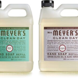 MRS. MEYER’S CLEAN DAY Hand Soap Refill Scent Variety Pack 2 CT (Lavender + Basil)