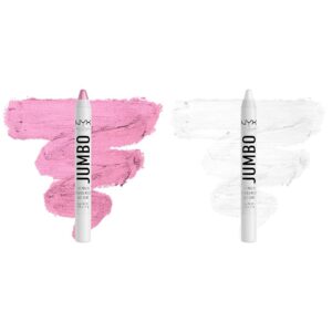 NYX PROFESSIONAL MAKEUP Jumbo Eye Pencil Bundle – Cupcake (Pink) & Milk