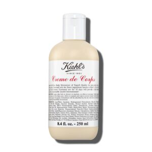 Kiehl’s Creme de Corps, Rich, Luscious Body Lotion, with Cocoa Butter and Shea Butter for Fast Absorbing Hydration, Skin Feels Soft and Smooth, Suitable for All Skin Types – 8.4 fl oz
