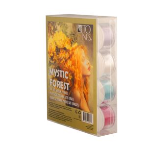 TONES Acrylic Nail Powder Collection – Smooth Texture for Enhancements> Superior Formula for Art & Sculpting with a Glossy Finish – 12 Mystic Forest Colors