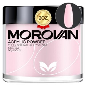 Morovan Pink Acrylic Powder 2oz Pink Professional Acrylic Nail Powder