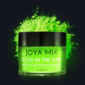 Glow-in-the-Dark Acrylic & Dipping Powder – Premium Nail Powder for Flawless Enhancements> Available in 12 Colors> 2 oz (DPGW-2) – Joya Mia