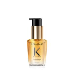Kerastase Elixir Ultime Travel Size L’Huile Original Hair Oil – Hydrating Oil Serum to Smooth Frizz and Add Shine, Strengthens and Provides Heat Protection, For All Hair Types