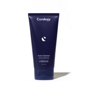 Curology Acne Facial Cleanser Treatment, 2.5% Benzoyl Peroxide Face Wash, For Oily and Acne Prone Skin, Milky Gel Texture, Fragrance Free, 5.07 fl oz