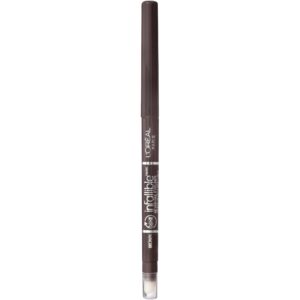 L’Oreal Paris Makeup Infallible Never Fail Original Mechanical Pencil Eyeliner with Built in Sharpener, Brown, 0.008 oz.