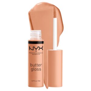 NYX PROFESSIONAL MAKEUP Butter Gloss, Non-Sticky Lip Gloss – Fortune Cookie (True Nude)