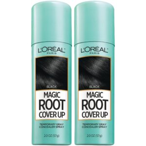 L’Oreal Paris Hair Color Root Cover Up Hair Dye Black 2 Ounce (Pack of 2) (Packaging May Vary)