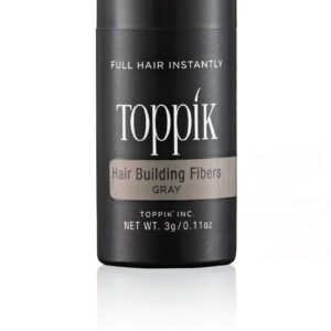 Toppik Hair Building Fibers, Gray, 0.11 oz