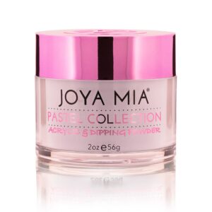 JOYA MIA Acrylic Dip Powder Pastel colors collection Professional Acrylic Dipping Powder Collection Nail art long lasting simply apply 2oz jars (PSL-DP15)