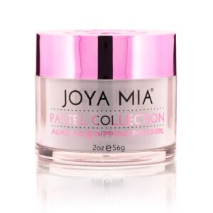 JOYA MIA Acrylic Dip Powder Pastel colors collection Professional Acrylic Dipping Powder Collection Nail art long lasting simply apply 2oz jars (PSL-DP6)