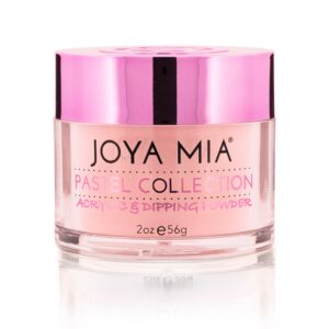JOYA MIA Acrylic Dip Powder Pastel colors collection Professional Acrylic Dipping Powder Collection Nail art long lasting simply apply 2oz jars (PSL-DP20)