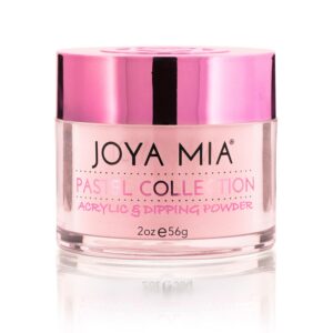 JOYA MIA Acrylic Dip Powder Pastel colors collection Professional Acrylic Dipping Powder Collection Nail art long lasting simply apply 2oz jars (PSL-DP7)