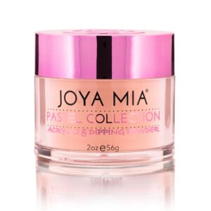 JOYA MIA Acrylic Dip Powder Pastel colors collection Professional Acrylic Dipping Powder Collection Nail art long lasting simply apply 2oz jars (PSL-DP14)