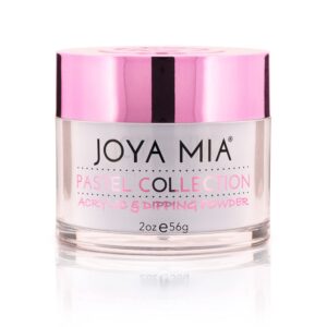 JOYA MIA Acrylic Dip Powder Pastel colors collection Professional Acrylic Dipping Powder Collection Nail art long lasting simply apply 2oz jars (PSL-DP1)