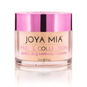JOYA MIA Acrylic Dip Powder Pastel colors collection Professional Acrylic Dipping Powder Collection Nail art long lasting simply apply 2oz jars (PSL-DP3)
