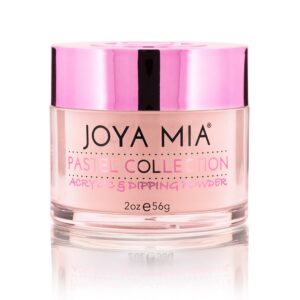 JOYA MIA Acrylic Dip Powder Pastel colors collection Professional Acrylic Dipping Powder Collection Nail art long lasting simply apply 2oz jars (PSL-DP8)