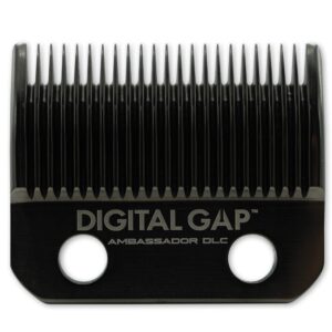 COCCO Digital Gap Ambassador DLC Taper Clipper Blade, ADGCT-DLC Replacement Blade Designed for Hyper Veloce Pro, Veloce Pro and Pro BLDC Clippers