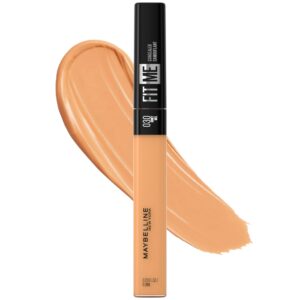 Maybelline New York Fit Me Liquid Concealer Makeup, Natural Coverage, Lightweight, Conceals, Covers Oil-Free, Honey, 1 Count (Packaging May Vary)