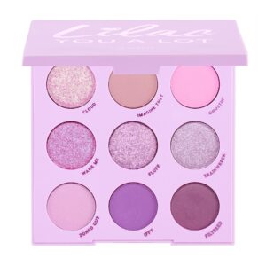 ColourPop Lilac You A Lot Shadow Palette – Purple Shadow Palette with Metallic and Matte Finishes – High-Pigment Makeup with a Long-Wearing Formula (0.3 oz)