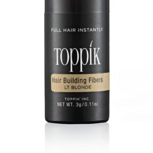 TOPPIK Hair Building Fibers, Light Blonde, 0.11 oz