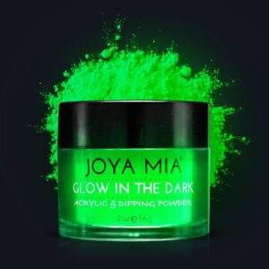 Glow-in-the-Dark Acrylic & Dipping Powder – Premium Nail Powder for Flawless Enhancements> Available in 12 Colors> 2 oz (DPGW-3) – Joya Mia