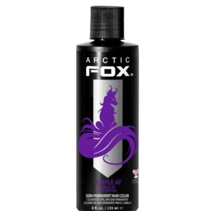 ARCTIC FOX Vegan and Cruelty-Free Semi-Permanent Hair Color Dye (8 Fl Oz, PURPLE AF)