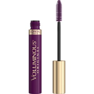 L’Oreal Paris L’Oreal Paris Original Voluminous Mascara, Building Mascara Volume and Length Formula, Washable, Deep Violet, 0.26 Fl Oz., 1 Count