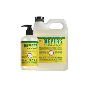 MRS. MEYER’S CLEAN DAY Hand Soap, Refill Variety Pack Soaps Made to Clean and Freshen Hands