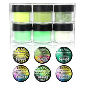 Mia Secret Acrylic Powder Collection Green Paradise 6pk Remix