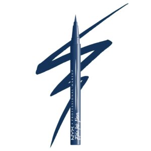 NYX PROFESSIONAL MAKEUP Epic Ink Liner, Waterproof Matte Liquid Eyeliner with Vegan Formula – Mid Night Rise (Deep Navy)