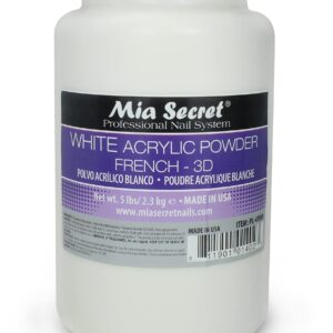 Mia Secret White Acrylic Powder (5LBS)